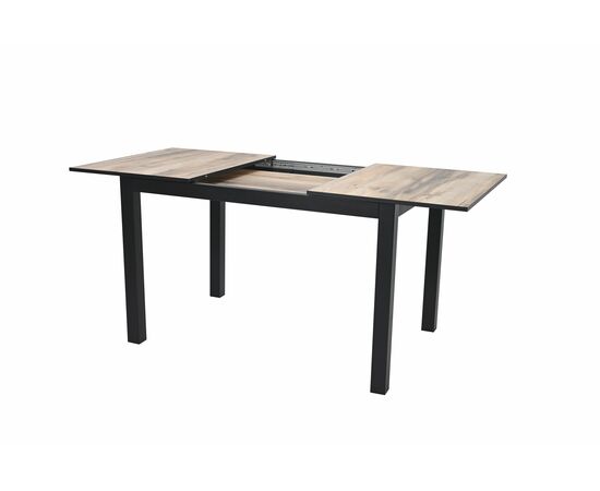 Стол Саен 30, Черный муар /клен каньон/ кромка черная, изображение 3 | Интернет магазин мебели и декора LifeDekor