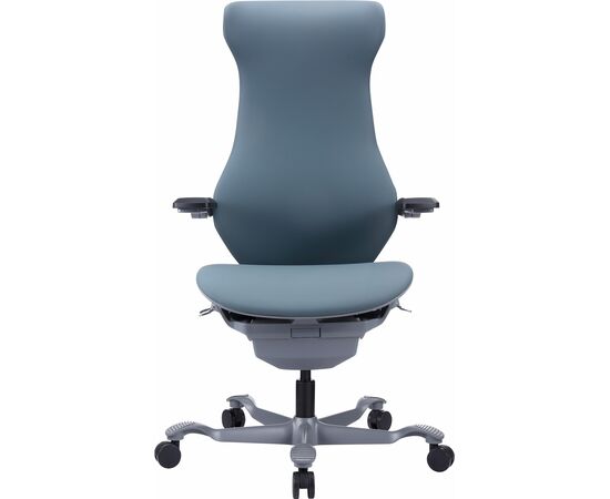 Эргономичное кресло Atom Grey Экокожа Серый, изображение 2 | Интернет магазин мебели и декора LifeDekor