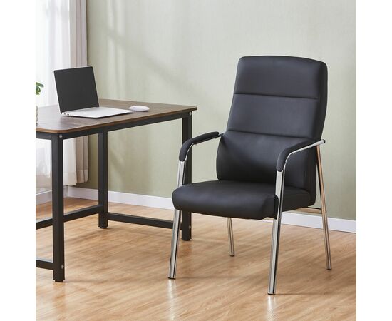 Кресло Everprof City Экокожа Черный, изображение 6 | Интернет магазин мебели и декора LifeDekor