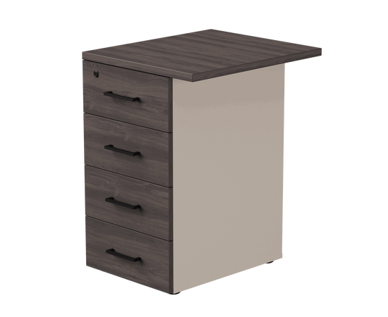 Тумба приставная Everprof EVO с топом 510х600x755 Кашемир/Дуб Пасадена | Интернет магазин мебели и декора LifeDekor