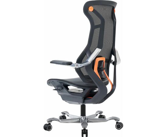 Эргономичное кресло Atom Black Сетка Черный, изображение 4 | Интернет магазин мебели и декора LifeDekor