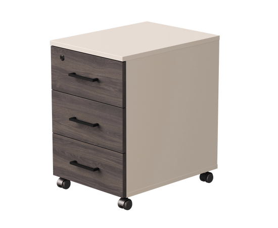 Тумба мобильная Everprof EVO 406х540х608 Кашемир/Кашемир/Дуб Пасадена | Интернет магазин мебели и декора LifeDekor