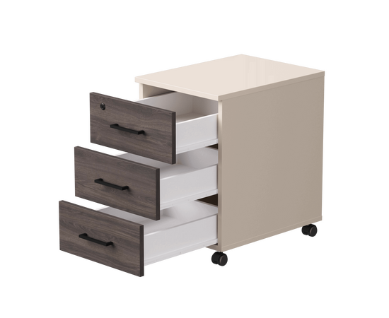 Тумба мобильная Everprof EVO 406х540х608 Кашемир/Кашемир/Дуб Пасадена, изображение 2 | Интернет магазин мебели и декора LifeDekor