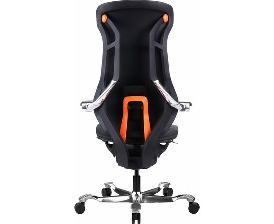 Эргономичное кресло Atom Black Экокожа Черный, изображение 4 | Интернет магазин мебели и декора LifeDekor