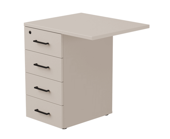 Тумба приставная Everprof EVO с топом 710х600x755 Кашемир | Интернет магазин мебели и декора LifeDekor