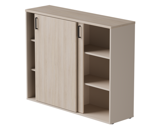 Шкаф-купе средний Everprof EVO 1374х385x1115 Кашемир/Дуб Соната, изображение 2 | Интернет магазин мебели и декора LifeDekor