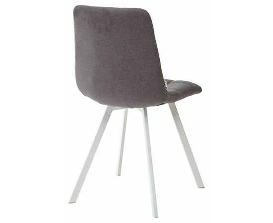 Стул CHILLI SQUARE UF860-19B темно-серый, ткань/ белый каркас М-City, изображение 2 | Интернет магазин мебели и декора LifeDekor