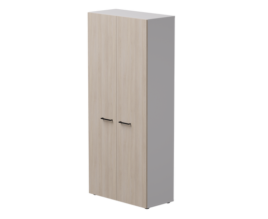 Шкаф с высокими дверьми Everprof EVO 800х383x1835 Белый/Дуб Соната | Интернет магазин мебели и декора LifeDekor