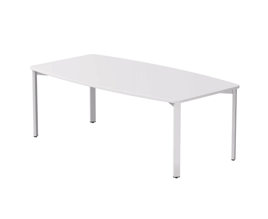 Стол переговорный Everprof EVO 2100х1100x755 Белый/Белый | Интернет магазин мебели и декора LifeDekor