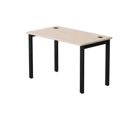 Стол прямой Everprof EVO на металлокаркасе 1180х670х755 мм Дуб Соната/Черный | Интернет магазин мебели и декора LifeDekor