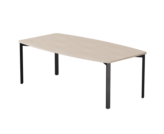 Стол переговорный Everprof EVO 2100х1100x755 Дуб Соната/Черный | Интернет магазин мебели и декора LifeDekor