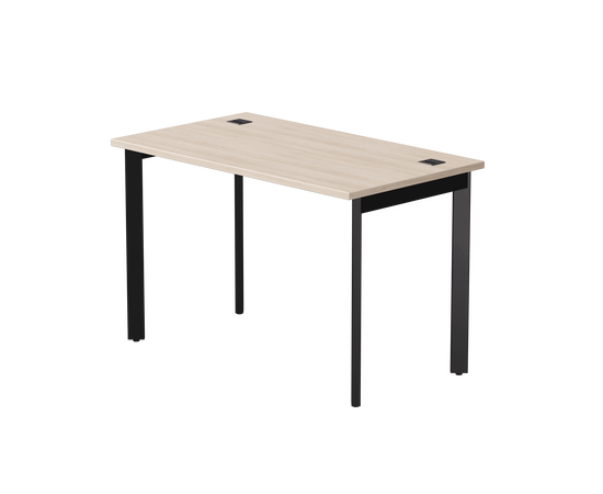 Стол прямой Everprof EVO на металлокаркасе 1180х670х755 мм опоры 45гр Дуб Соната/Черный | Интернет магазин мебели и декора LifeDekor