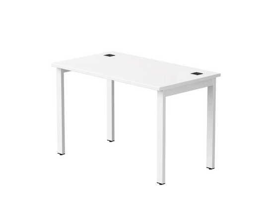 Стол прямой Everprof EVO на металлокаркасе 1180х670х755 мм Белый/Белый | Интернет магазин мебели и декора LifeDekor