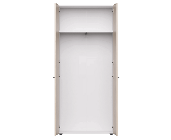 Гардероб Everprof EVO 800х383x1835 Белый/Дуб Соната, изображение 2 | Интернет магазин мебели и декора LifeDekor