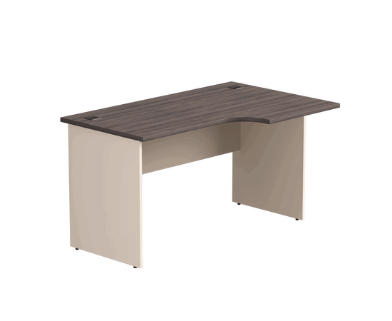 Стол эргономичный правый Everprof EVO опоры ЛДСП 1380х670(870)x755 мм Дуб Пасадена/Кашемир | Интернет магазин мебели и декора LifeDekor