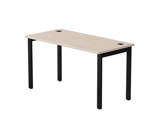 Стол прямой Everprof EVO на металлокаркасе 1380х670х755 мм Дуб Соната/Черный | Интернет магазин мебели и декора LifeDekor