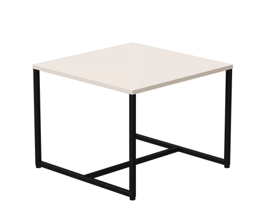 Стол журнальный Everprof EVO 604х604х460 Кашемир/Черный | Интернет магазин мебели и декора LifeDekor