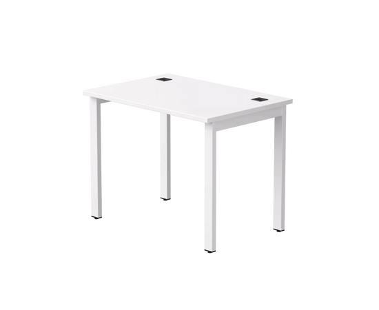 Стол прямой Everprof EVO на металлокаркасе 980х670х755 мм Белый/Белый | Интернет магазин мебели и декора LifeDekor