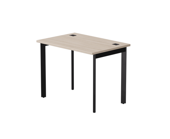 Стол прямой Everprof EVO на металлокаркасе 980х670х755 мм опоры 45гр Дуб Соната/Черный | Интернет магазин мебели и декора LifeDekor
