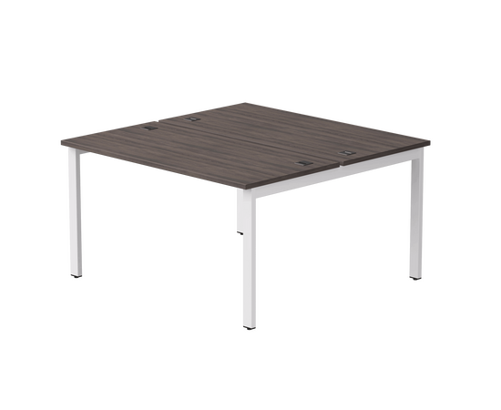 Бенч-система на 2 места Everprof EVO на металлокаркасе 1380х670(1370)x755 Дуб Пасадена/Белый | Интернет магазин мебели и декора LifeDekor