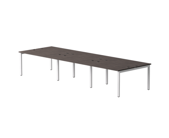 Бенч-система на 6 мест Everprof EVO на металлокаркасе 4740х670(1370)x755 Дуб Пасадена/Белый | Интернет магазин мебели и декора LifeDekor