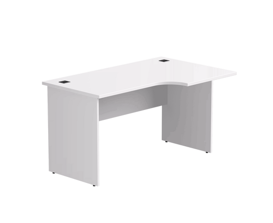 Стол эргономичный правый Everprof EVO опоры ЛДСП 1380х670(870)x755 мм Белый | Интернет магазин мебели и декора LifeDekor