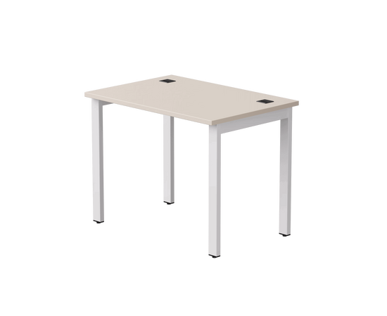 Стол прямой Everprof EVO на металлокаркасе 980х670х755 мм Кашемир/Белый | Интернет магазин мебели и декора LifeDekor