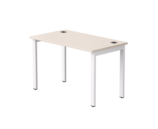 Стол прямой Everprof EVO на металлокаркасе 1180х670х755 мм Кашемир/Белый | Интернет магазин мебели и декора LifeDekor