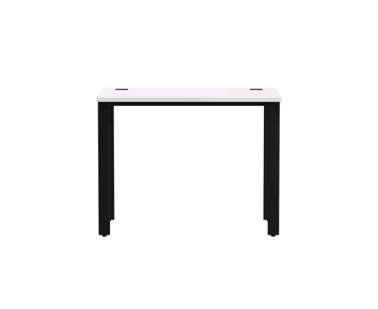 Стол прямой Everprof EVO на металлокаркасе 980х670х755 мм Белый/Черный, изображение 2 | Интернет магазин мебели и декора LifeDekor