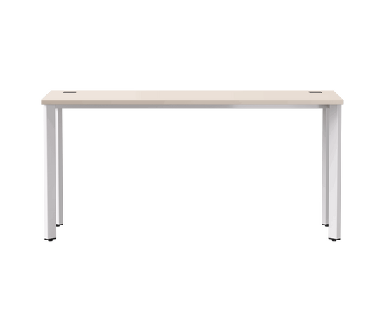 Стол прямой Everprof EVO на металлокаркасе 1580х670х755 мм опоры 45гр Кашемир/Белый, изображение 2 | Интернет магазин мебели и декора LifeDekor