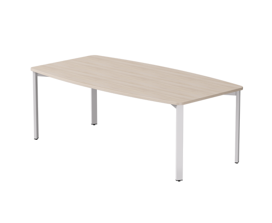 Стол переговорный Everprof EVO 2100х1100x755 Дуб Соната/Белый | Интернет магазин мебели и декора LifeDekor