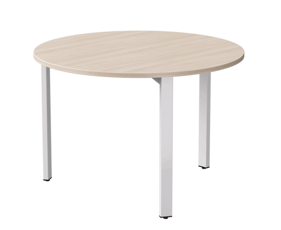 Стол переговорный Everprof EVO D1100 1100x755 Дуб Соната/Белый | Интернет магазин мебели и декора LifeDekor