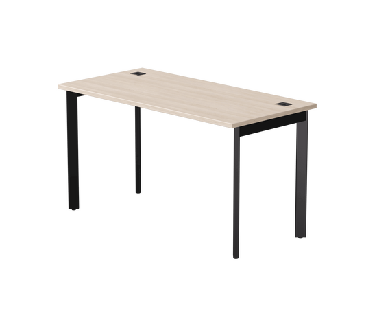 Стол прямой Everprof EVO на металлокаркасе 1380х670х755 мм опоры 45гр Дуб Соната/Черный | Интернет магазин мебели и декора LifeDekor