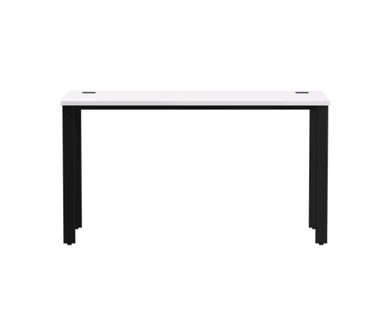 Стол прямой Everprof EVO на металлокаркасе 1380х670х755 мм Белый/Черный, изображение 2 | Интернет магазин мебели и декора LifeDekor