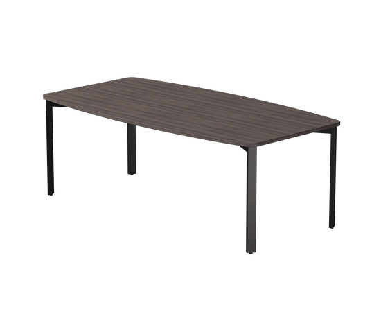 Стол переговорный Everprof EVO 2100х1100x755 Дуб Пасадена/Черный | Интернет магазин мебели и декора LifeDekor