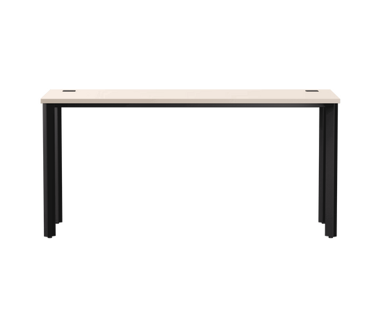 Стол прямой Everprof EVO на металлокаркасе 1580х670х755 мм опоры 45гр Кашемир/Черный, изображение 2 | Интернет магазин мебели и декора LifeDekor