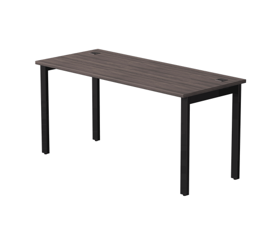 Стол прямой Everprof EVO на металлокаркасе 1580х670х755 мм Дуб Пасадена/Черный | Интернет магазин мебели и декора LifeDekor