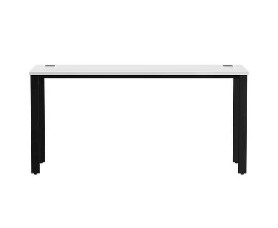 Стол прямой Everprof EVO на металлокаркасе 1580х670х755 мм Белый/Черный, изображение 2 | Интернет магазин мебели и декора LifeDekor