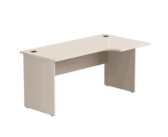 Стол эргономичный правый Everprof EVO опоры ЛДСП 1580х670(870)x755 мм Кашемир | Интернет магазин мебели и декора LifeDekor