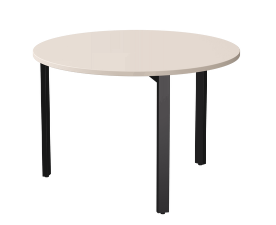 Стол переговорный Everprof EVO D1100 1100x755 Кашемир/Черный | Интернет магазин мебели и декора LifeDekor