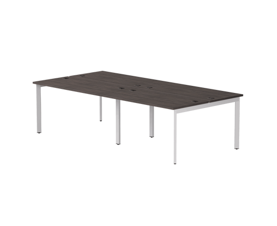 Бенч-система на 4 места Everprof EVO на металлокаркасе 3160х670(1370)x755 опоры 45гр Дуб Пасадена/Белый | Интернет магазин мебели и декора LifeDekor