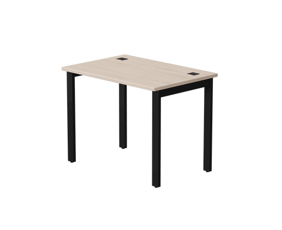 Стол прямой Everprof EVO на металлокаркасе 980х670х755 мм Дуб Соната/Черный | Интернет магазин мебели и декора LifeDekor