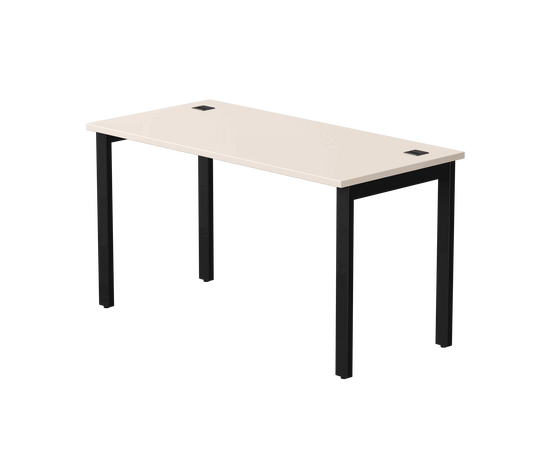 Стол прямой Everprof EVO на металлокаркасе 1380х670х755 мм Кашемир/Черный | Интернет магазин мебели и декора LifeDekor