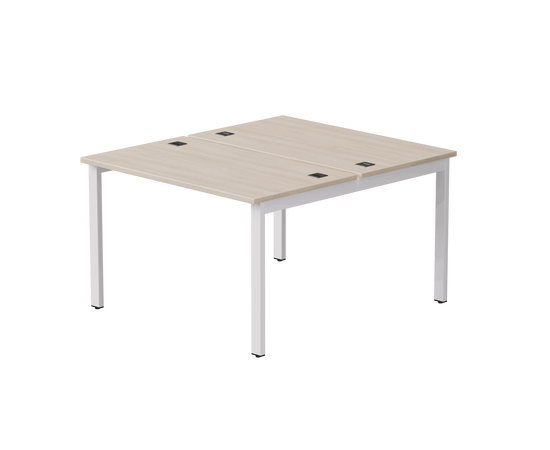 Бенч-система на 2 места Everprof EVO на металлокаркасе 1180х670(1370)x755 Дуб Соната/Белый | Интернет магазин мебели и декора LifeDekor