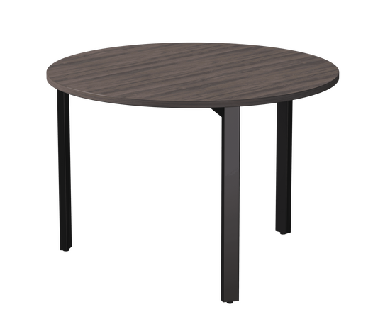 Стол переговорный Everprof EVO D1100 1100x755 Дуб Пасадена/Черный | Интернет магазин мебели и декора LifeDekor