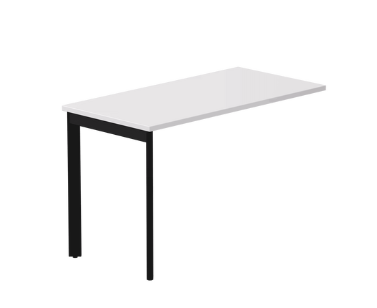 Брифинг-приставка Everprof EVO 1210х600x755 опоры 45гр Белый/Черный | Интернет магазин мебели и декора LifeDekor