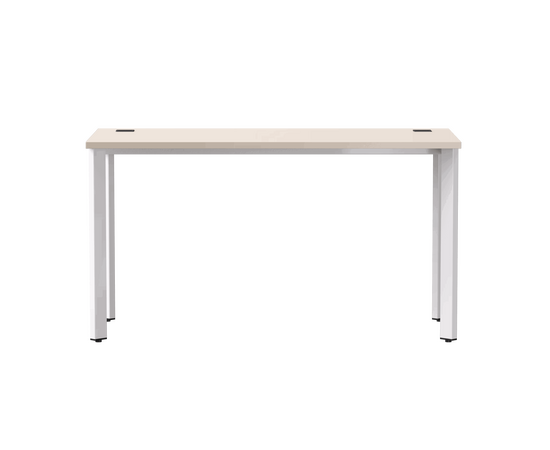 Стол прямой Everprof EVO на металлокаркасе 1380х670х755 мм опоры 45гр Кашемир/Белый, изображение 2 | Интернет магазин мебели и декора LifeDekor