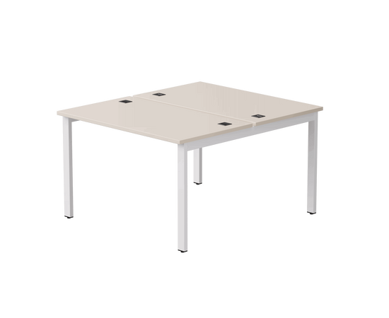 Бенч-система на 2 места Everprof EVO на металлокаркасе 1180х670(1370)x755 Кашемир/Белый | Интернет магазин мебели и декора LifeDekor