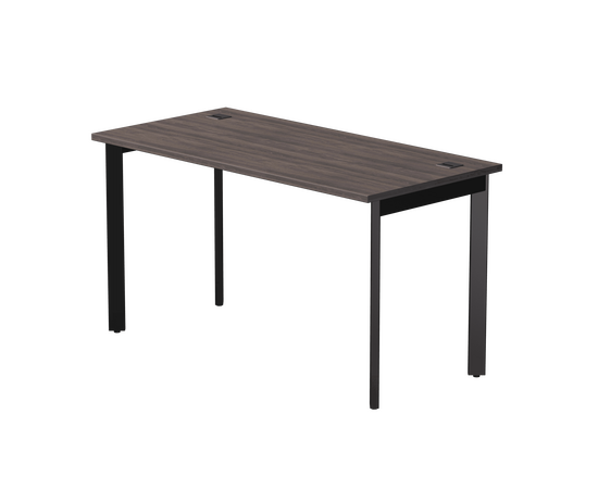 Стол прямой Everprof EVO на металлокаркасе 1380х670х755 мм опоры 45гр Дуб Пасадена/Черный | Интернет магазин мебели и декора LifeDekor