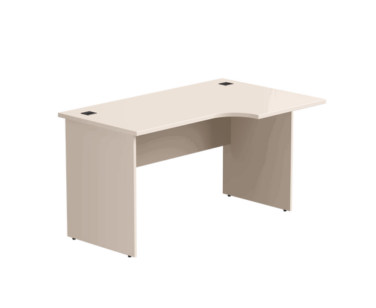 Стол эргономичный правый Everprof EVO опоры ЛДСП 1380х670(870)x755 мм Кашемир | Интернет магазин мебели и декора LifeDekor